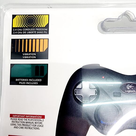 Logitech Play Station 2 PS2 Cordless Action Controller 2.4 GHz NEW SEALED - Picture 6 of 16